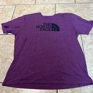 north face purple women’s t-shirt